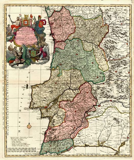 97-Europe and Portugal Map By Carel Allard