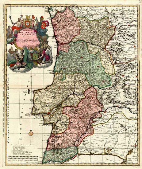 34-Europe and Portugal Map By Carel Allard