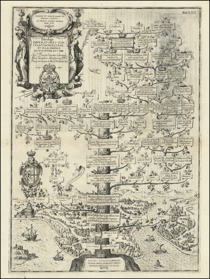 21-Northern Italy, Turkey and Turkey & Asia Minor Map By Antonio Albizzi