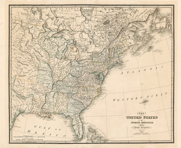 0-United States, South, Midwest and Plains Map By James Wyld