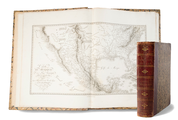 53-Texas, Rocky Mountains, Mexico, California and Rare Books Map By Alexander Von Humboldt