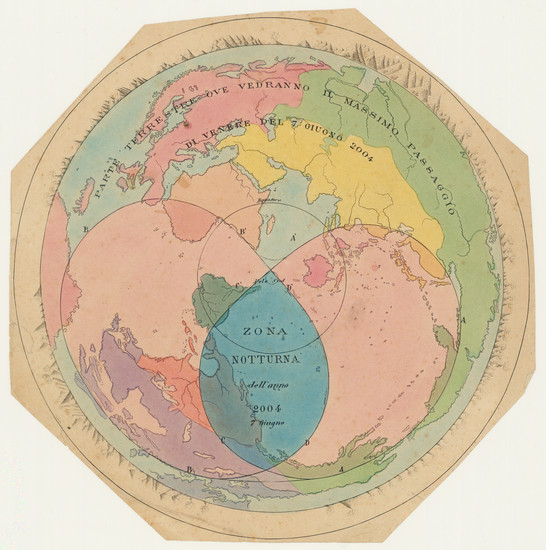 60-Celestial Maps and Curiosities Map By Anonymous / Ignazio Villa