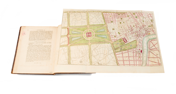 85-London and Rare Books Map By John Gwynn