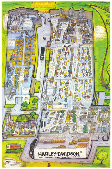 5-Pennsylvania, Pictorial Maps and Curiosities Map By Greg Grider