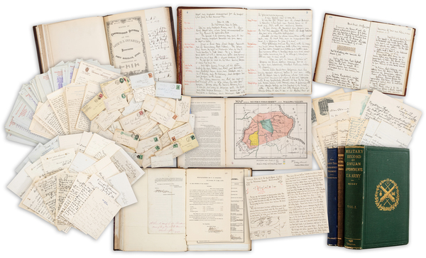 21-Texas, Pacific Northwest and Civil War Map By Joseph Alton Sladen