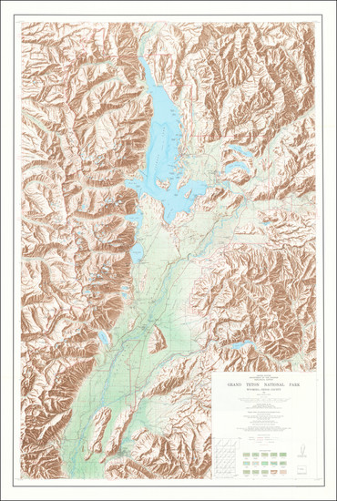 41-Wyoming Map By U.S. Geological Survey