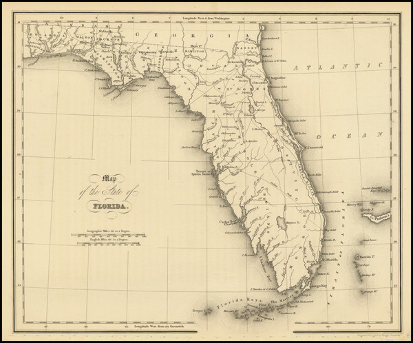 8-Florida Map By Hinton, Simpkin & Marshall