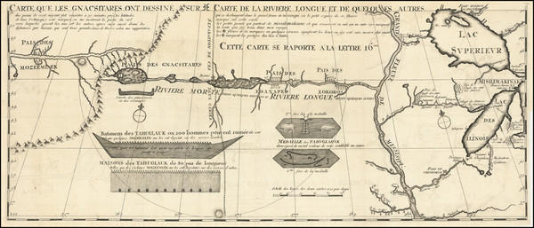 29-Midwest, Plains and Rocky Mountains Map By Baron de Lahontan