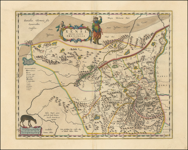 20-China Map By Johannes Blaeu