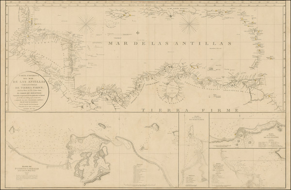 29-Caribbean Map By Jose Espinosa y Tello