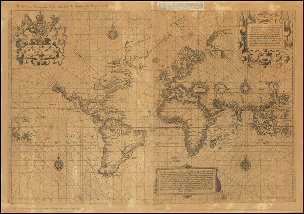 43-World Map By L. G. Molyneaux / Typographic Etching Company  / Hakluyt Society