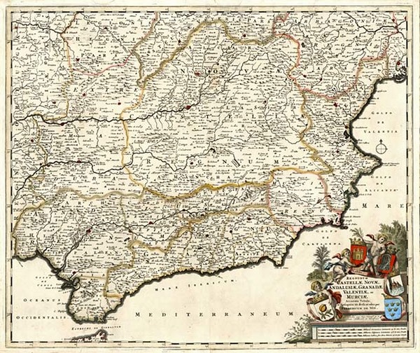 7-Europe and Spain Map By Frederick De Wit