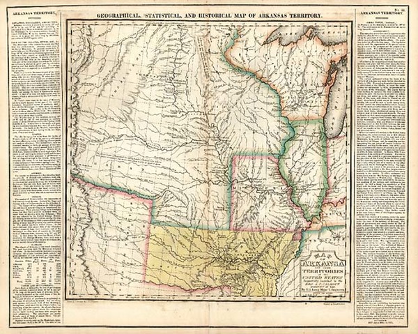 4-Texas, Midwest, Plains and Rocky Mountains Map By Henry Charles Carey  &  Isaac Lea