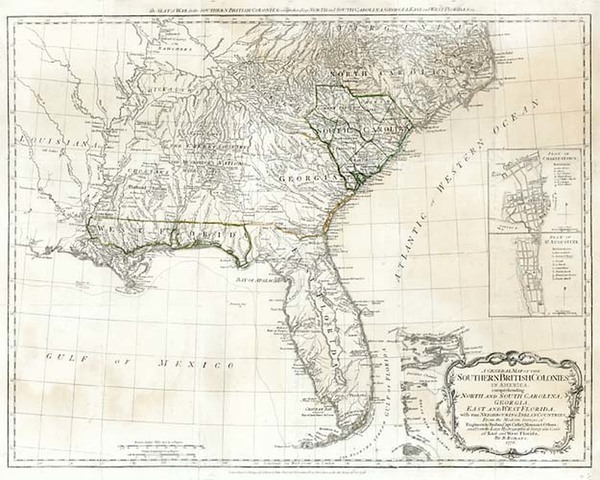 26-South, Southeast, Midwest, Baja California and California Map By Robert Sayer  &  John Benn