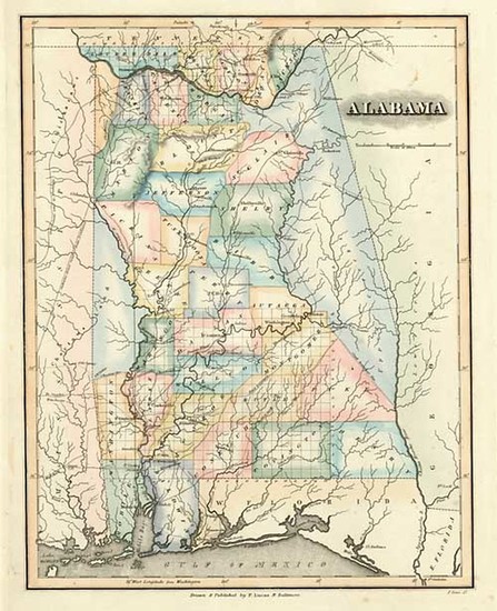 13-South Map By Fielding Lucas Jr.