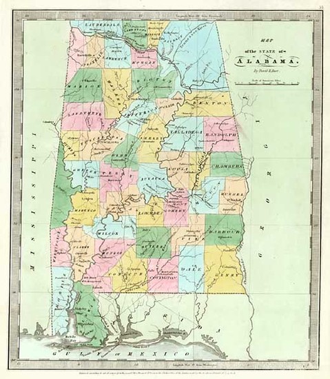 11-South Map By David Hugh Burr