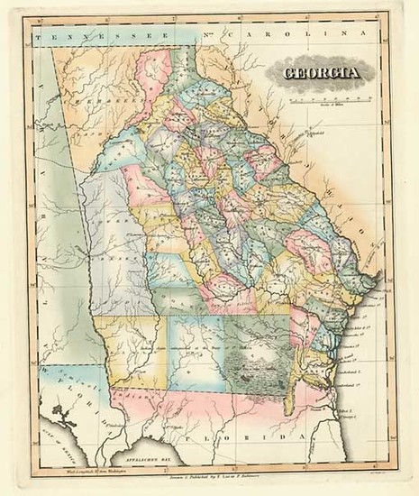 80-Southeast Map By Fielding Lucas Jr.