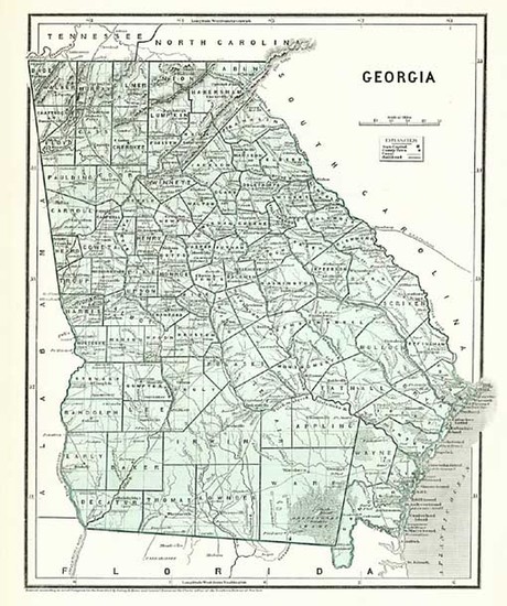 70-Southeast Map By Sidney Morse  &  Samuel Breese