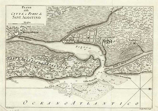 52-Southeast Map By Gazzetiere Americano