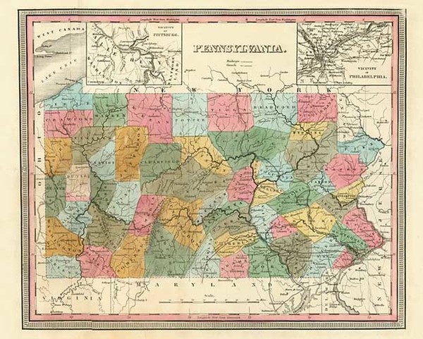 77-Mid-Atlantic Map By Thomas R. Tanner