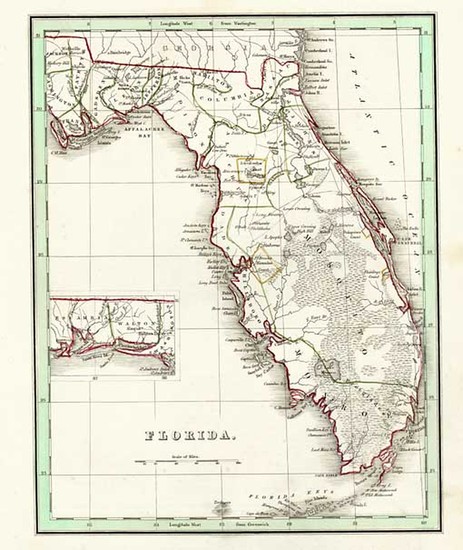 11-Southeast Map By Thomas Gamaliel Bradford