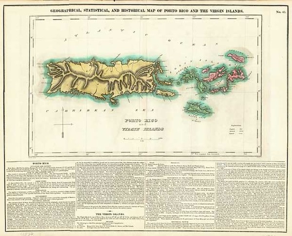 88-Caribbean Map By Henry Charles Carey  &  Isaac Lea