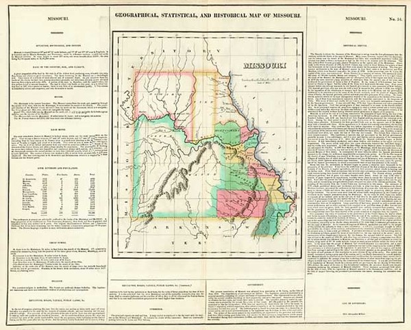 68-Midwest and Plains Map By Henry Charles Carey  &  Isaac Lea