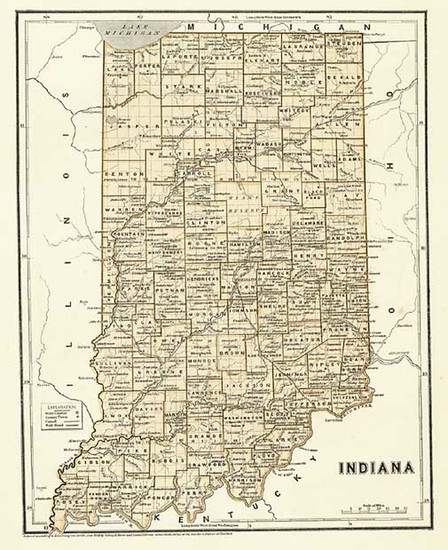 18-Midwest Map By Sidney Morse  &  Samuel Breese