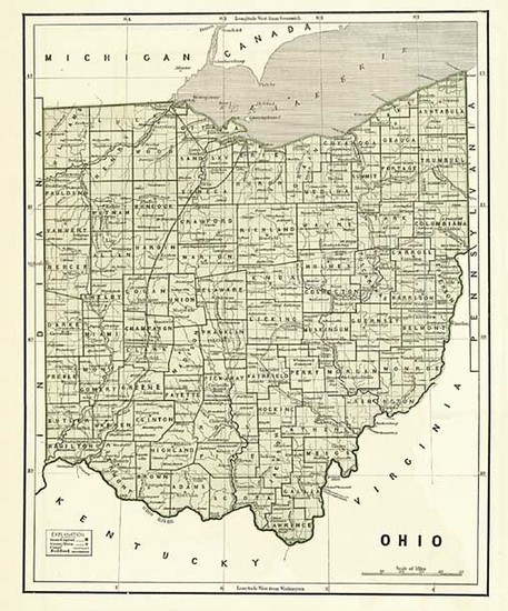 50-Midwest Map By Sidney Morse  &  Samuel Breese