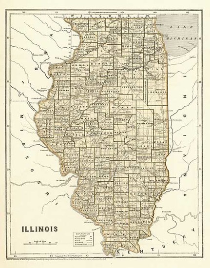 64-Midwest Map By Sidney Morse  &  Samuel Breese