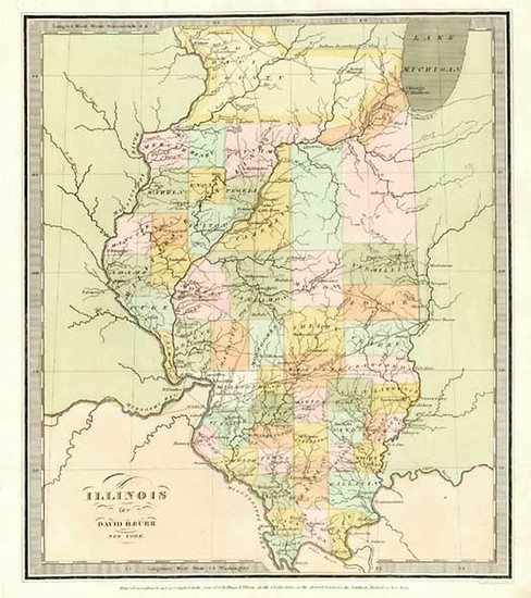 51-Midwest Map By David Hugh Burr