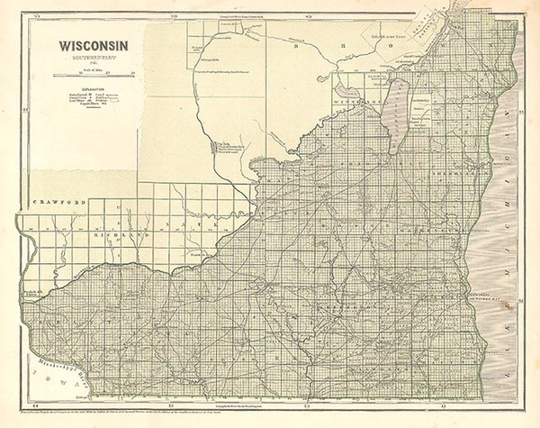 27-Midwest Map By Sidney Morse  &  Samuel Breese