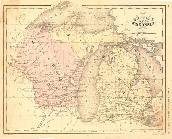 91-Midwest Map By George E. Sherman