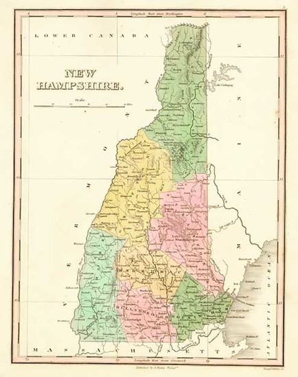 55-New England Map By Anthony Finley