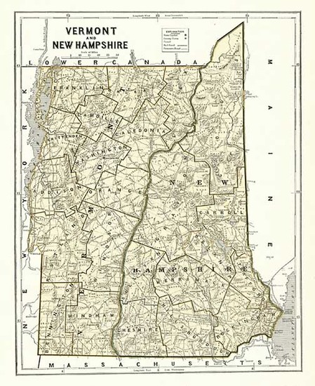 33-New England Map By Sidney Morse  &  Samuel Breese