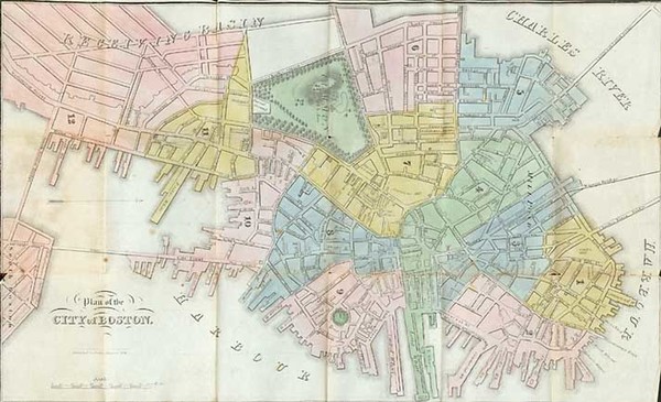 4-New England Map By Charles Stimpson