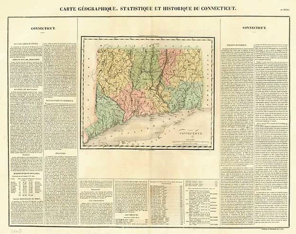 29-New England Map By Jean Alexandre Buchon