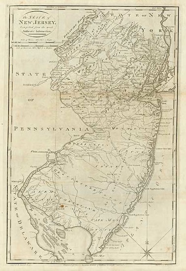 85-Mid-Atlantic Map By Mathew Carey