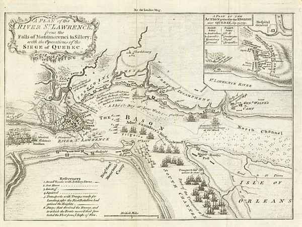 92-Canada Map By London Magazine