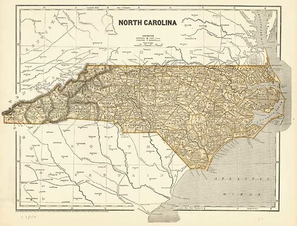 60-Southeast Map By Sidney Morse  &  Samuel Breese