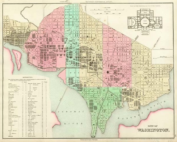 94-Mid-Atlantic Map By Henry Schenk Tanner