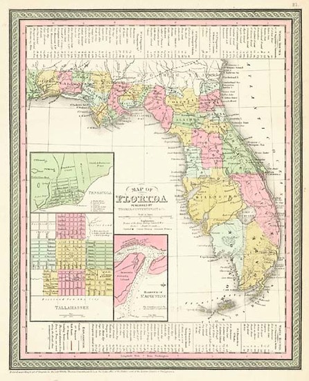 74-Southeast Map By Thomas, Cowperthwait & Co.