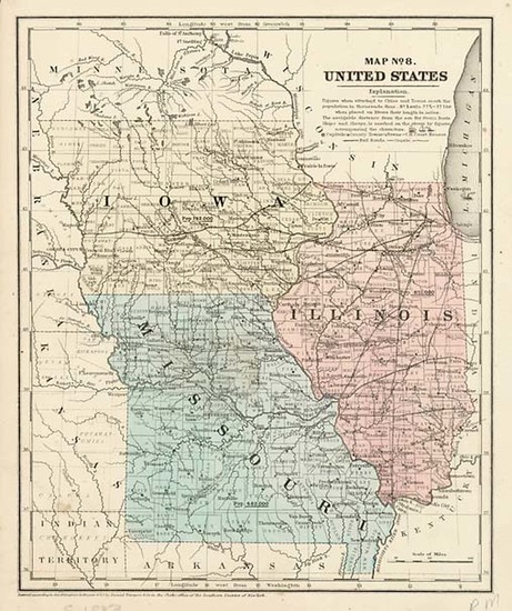 86-Midwest Map By David Burgess & Co.