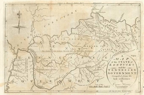 12-South Map By Jedidiah Morse