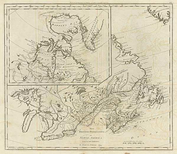 58-New England, Midwest and Canada Map By Mathew Carey