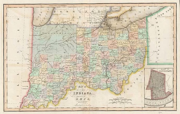 47-Midwest Map By Hinton, Simpkin & Marshall