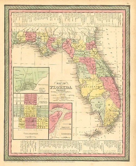 23-Southeast Map By Thomas, Cowperthwait & Co.