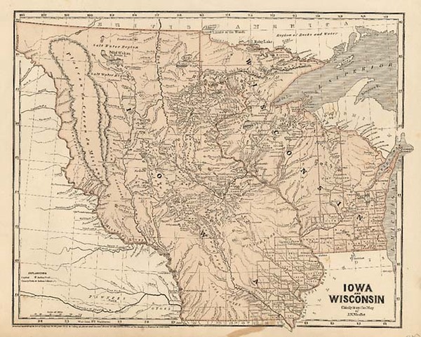 74-Midwest and Plains Map By Sidney Morse  &  Samuel Breese