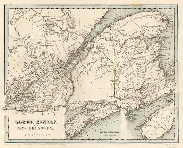 5-Canada Map By Thomas Gamaliel Bradford