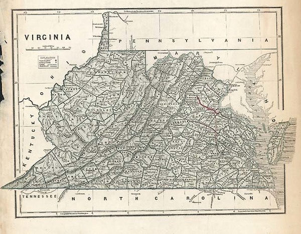 68-Southeast Map By Sidney Morse  &  Samuel Breese